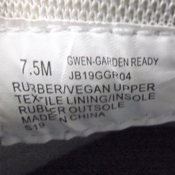 JBU Garden Ready Shoes- Women's 7.5M - Picture 11 of 11